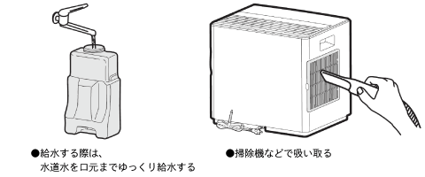 専門家による加湿器メンテナンスは２週間に１度が基本！